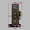 SSD M.2 NVME to PCI-E X1 Adapter Board Support PCI-E4.0/3.0 Extender Card Matrix Cooling Hole Computer Accessory
