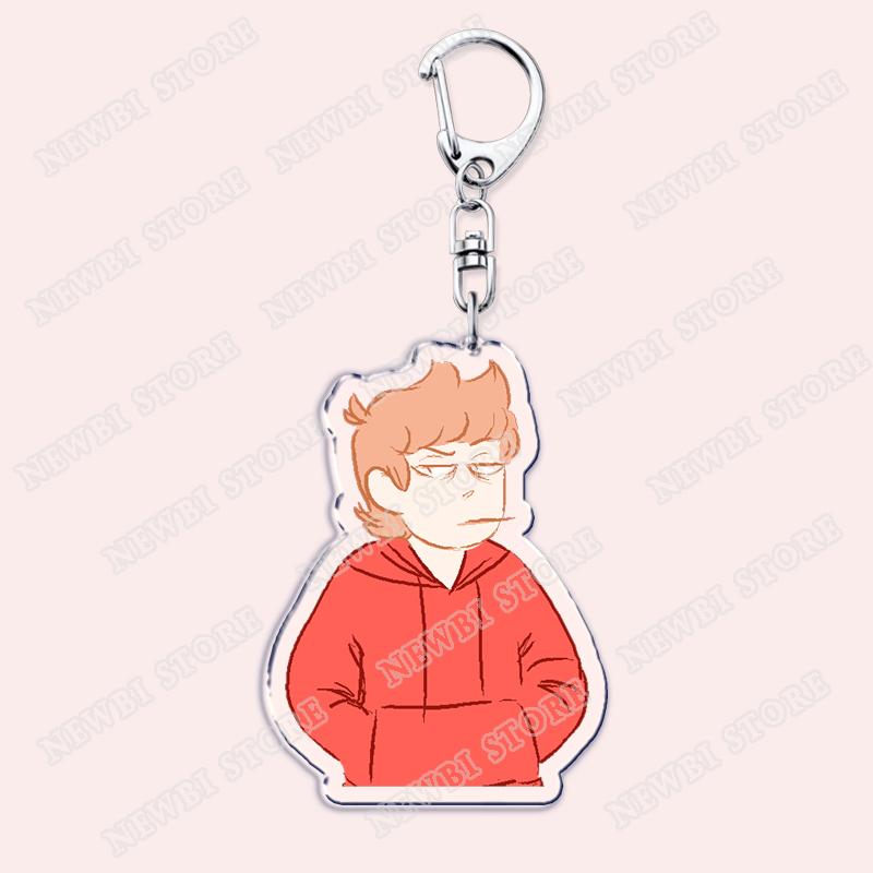 Популярные брелки Eddsworld Торд для аксессуаров Сумки Аниме Комикс Ринго Эддс Мем Брелки Украшения Геймеры Фанаты Друзья Подарки