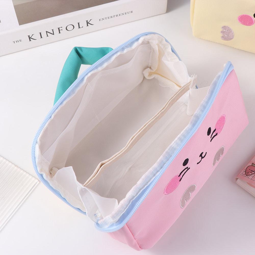 Duck Rabbit Dinosaur Korean Pencil Bag Large Capacity Stationery Storage Bag  Office Supplies