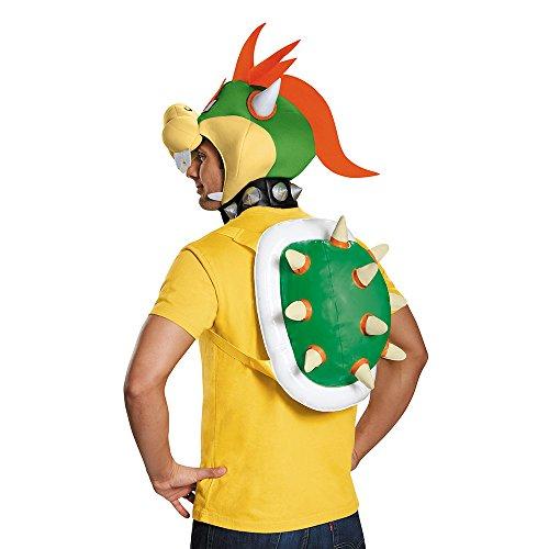 Маскировка Super Mario Bros: Взрослый набор Боузера (Стандартный один размер) на Хэллоуин и Рождество
