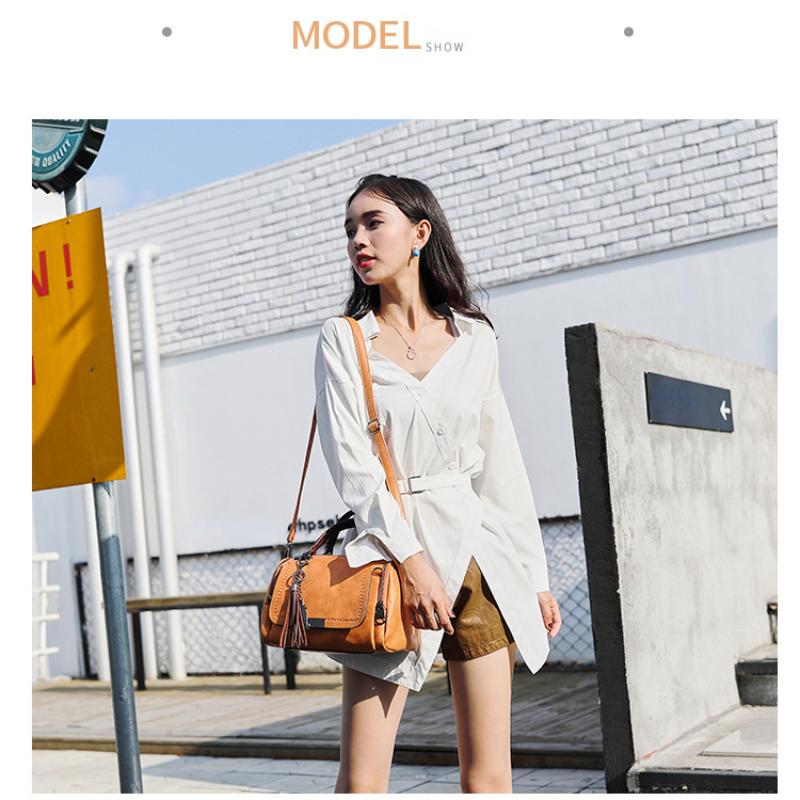 Женская модная сумка-тоут из мягкой кожи на одно плечо