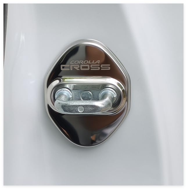 MEKOMEKO CRS-MSGY1 Защитная накладка Striker, накладка на дверной замок, хром, аксессуары, интерьер, для Toyota Corolla Cross