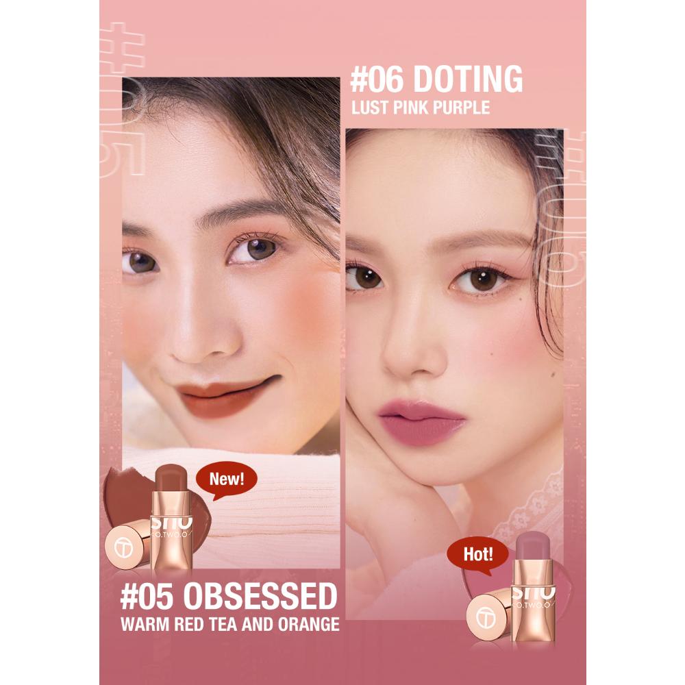 Помада-румяна 3-в-1 для век, щек и губ, водостойкий легкий кремовый карандаш для макияжа для женщин