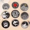 Embroidery Embroidery Sticker Round Badge Clothing Accessories Adhesive Patch Cloth Sticker Accessories Cloth Sticker
