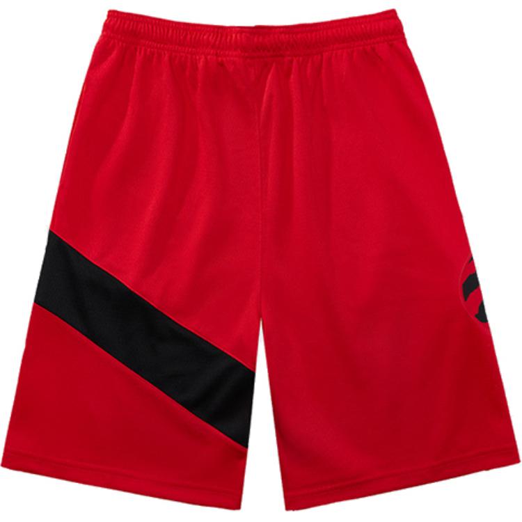 Nike X NBA Youth Toronto Raptors Простые базовые быстросохнущие повседневные шорты с эластичной резинкой на талии Детские шорты красного цвета 3Z2B7BCQL-RAP