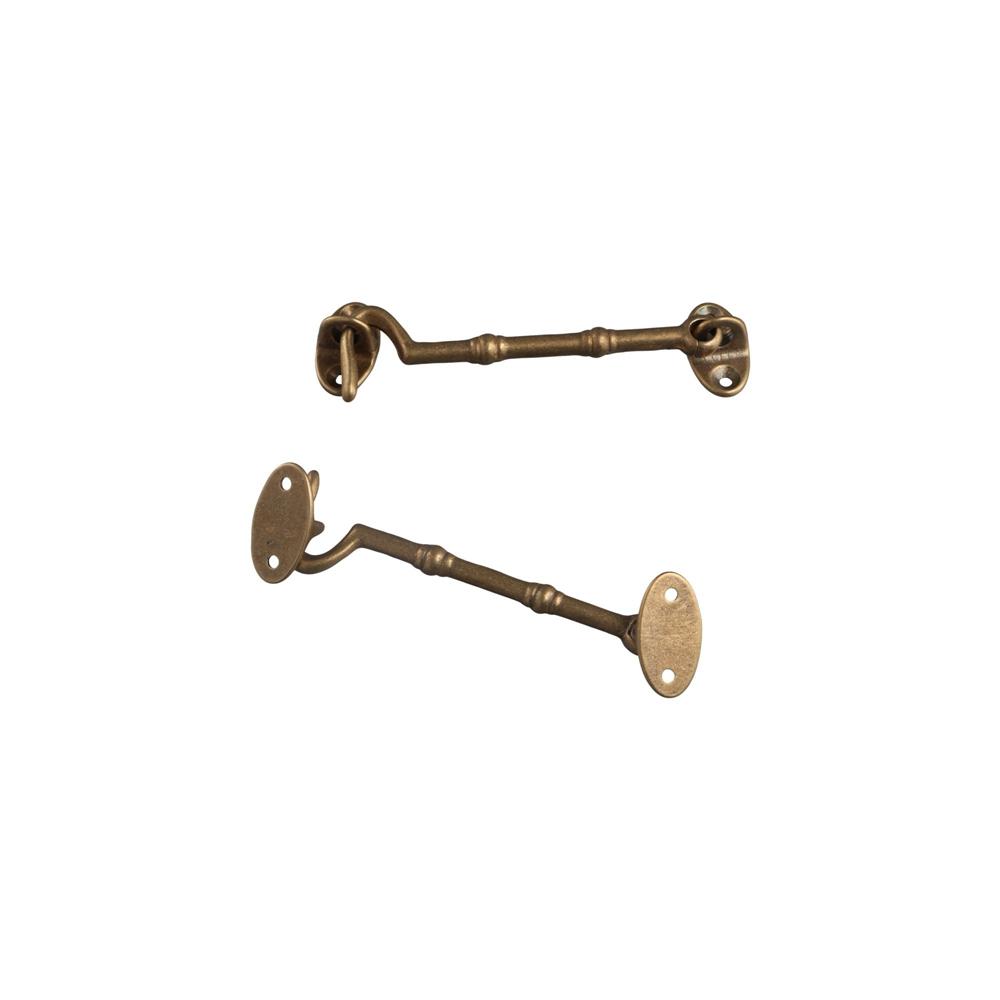 Copper Swivel Window Door Buckle Window Hardware Security Buckle Heavy Duty Window Lock Cabin Hook Door Bolt Door Lock Hasp