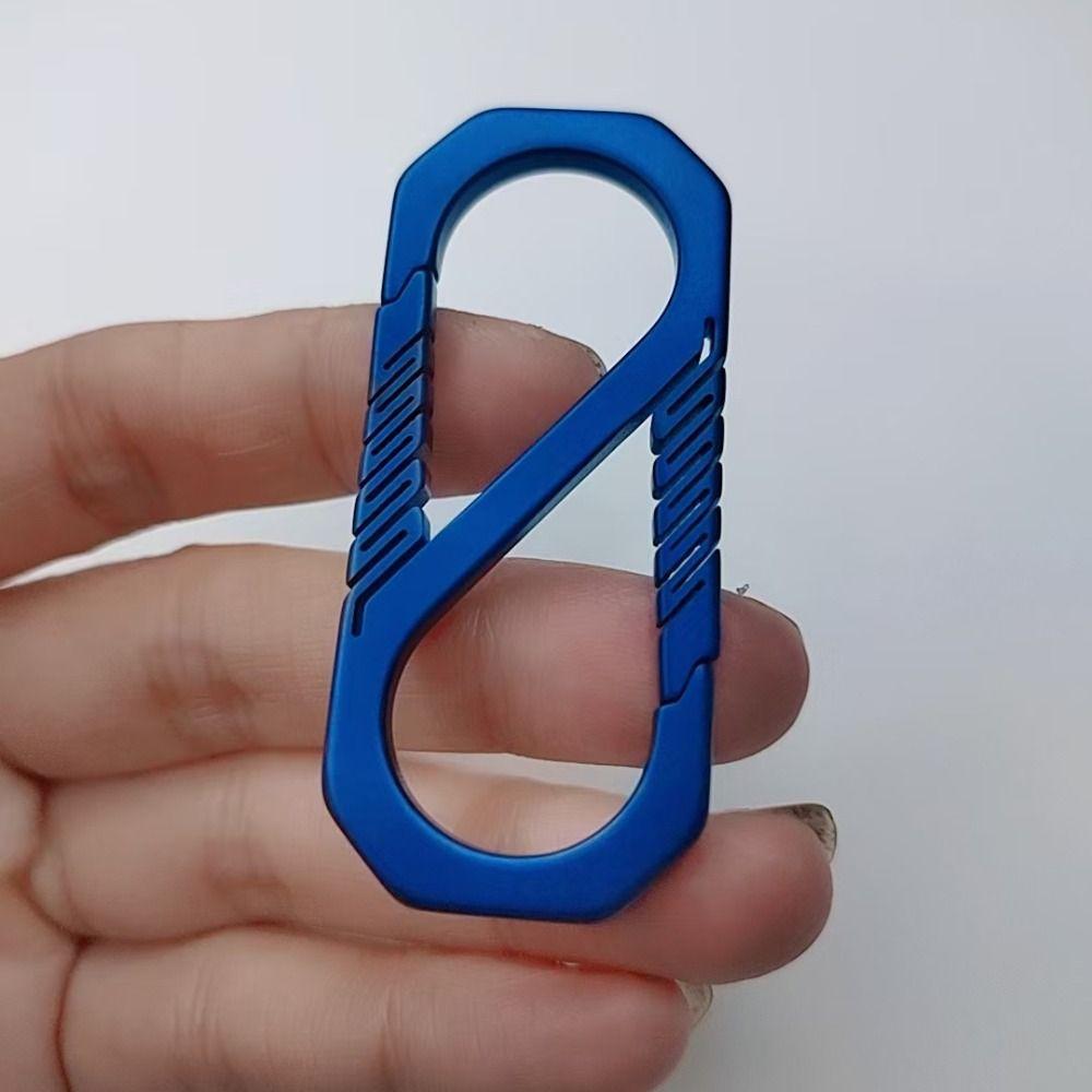 Super Lightweight Titanium Key Rings Portable Keychains Buckle Pendant  Outdoor Tool