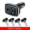 Автомобильная система контроля давления в шинах TPMS Датчики Порт USB в прикуривателе Система управления TPMS Автосигнализация