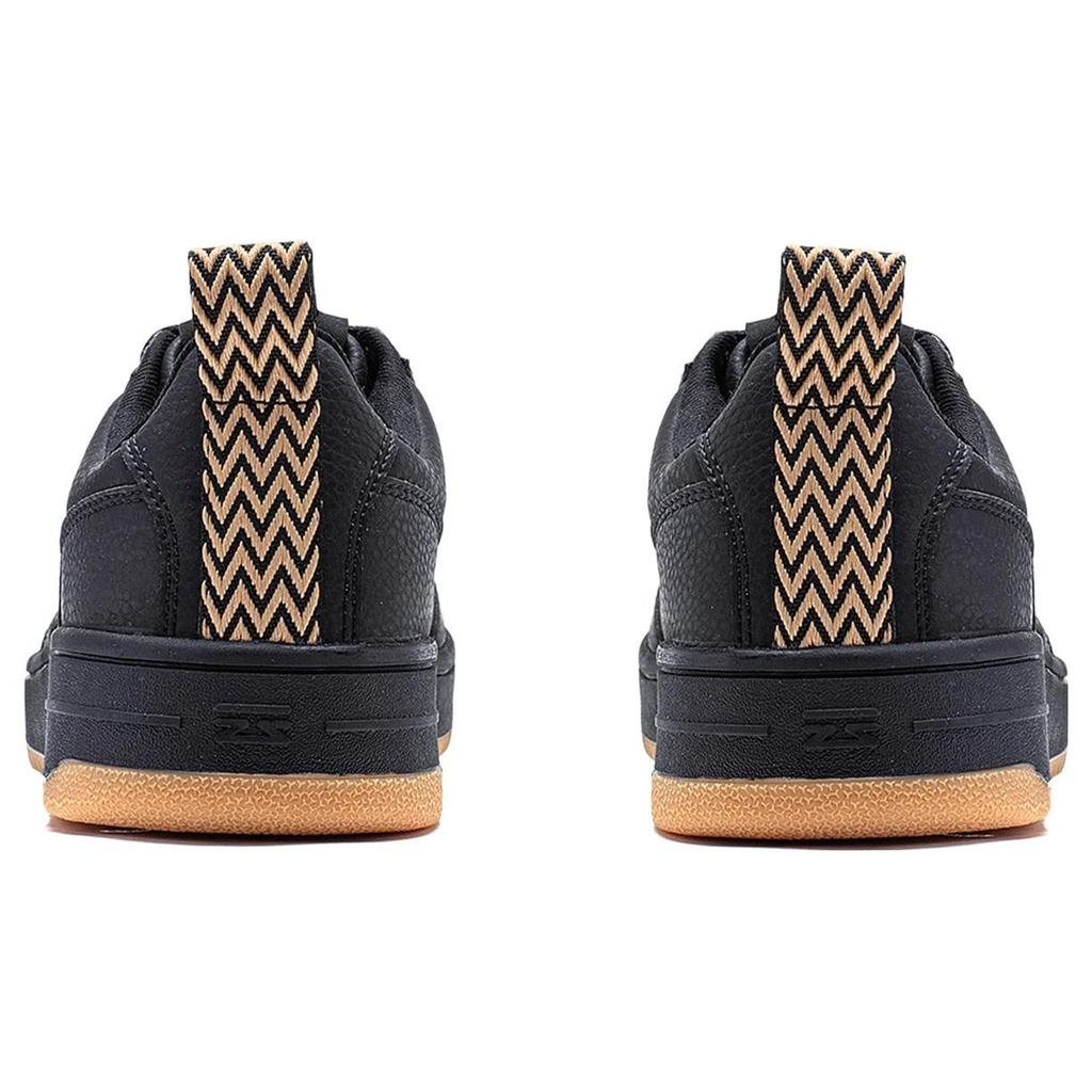 Li-Ning Star Sugar Thick Sole Height Increasing Non-Slip Wear-Resistant Low-Top Skate Shoes Men Sneakers Black AGCT471-5