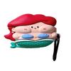 Cute mermaid for AirPods pro1 generation protective case 1 generation pro1 apple bluetooth headset case funny