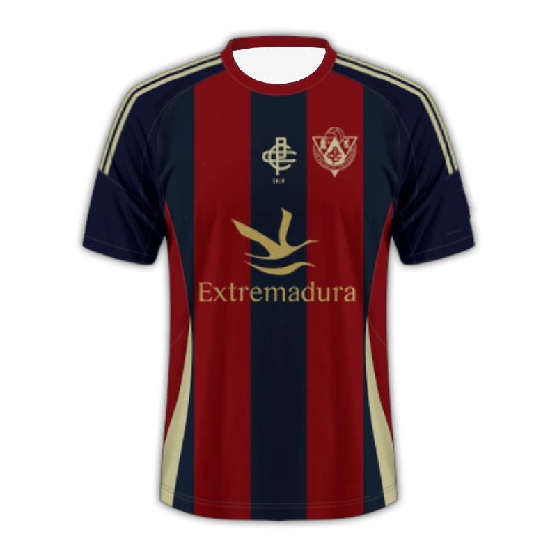 CP Cacereo 2024-25 Домашний комплект Футбол Женский Дышащий и Удобный Футбольная футболка Женская футболка Удобный и Дышащий
