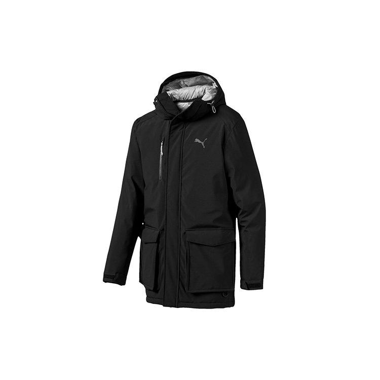 Puma Мужские пуховики Черные С капюшоном Умеренные 595285-01