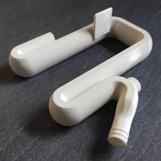 Siphon Overflow Pipe Clamp-on Rainwater Overflow Pipe 3D Printed Overflow Pipe for Fish Tank Large Rain Barrel