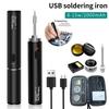 USB Charging Electric Soldering Iron 5V 15W Soldering Iron Set Usb Soldering Iron  Solder