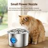 304 Stainless Steel Pet Water Dispenser 2.8L Pet Water Dispenser Silent Water Circulation Large-capacity Water Feeder