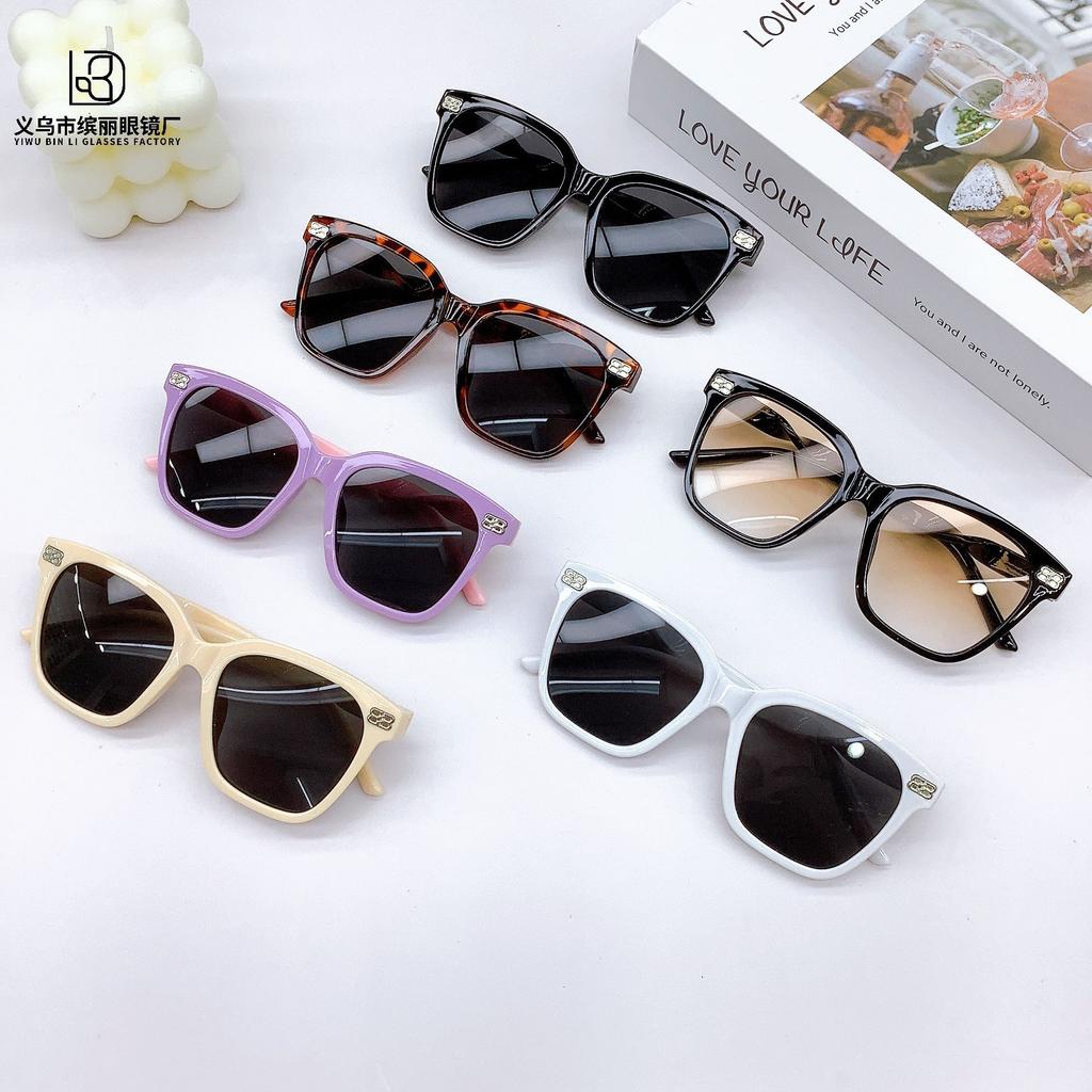 Fashion Children'S Sunglasses Sunscreen Sunshade Uv Protection Baby Sunglasses Travel Concave Beach Glasses
