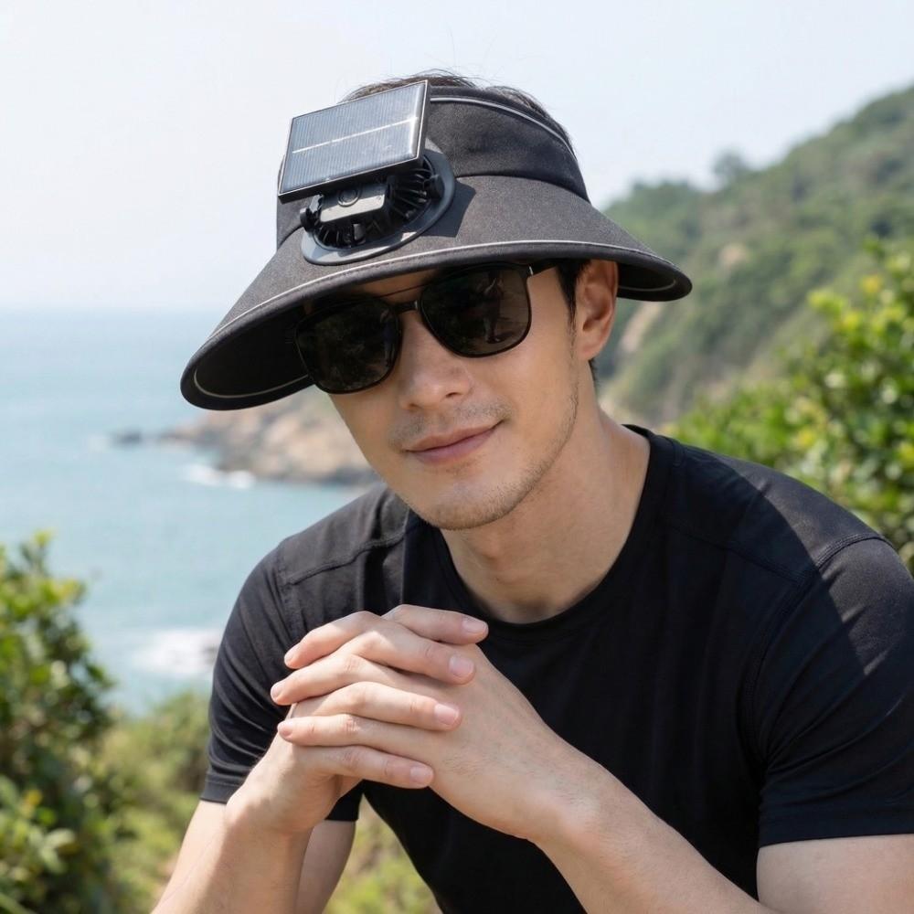 Sun Protection Sunscreen Fan Hat Wide Brim Fishing Hat Summer Cap Sun Visor Hat Summer Season