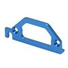 RC Servo Mount Aluminum Alloy Servo Mount Upgrade Parts for Traxxas Latrax Teton 1 18 RC Crawler Car Blue