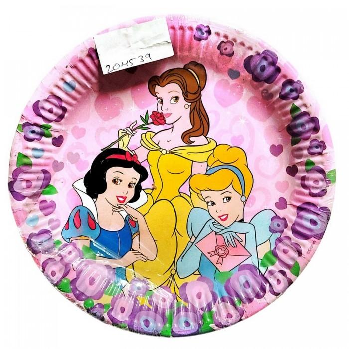 Disney Princess Round Party Plates (Pack of 8)