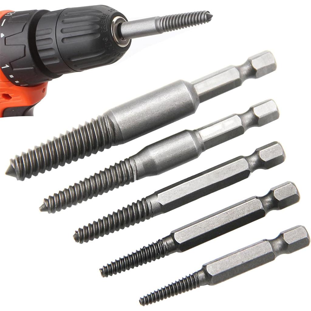 5/6 шт., сломанный болт, поврежденный винт, набор экстракторов для легкого извлечения болтов, набор для извлечения водопроводных труб, набор экстракторов винтов.