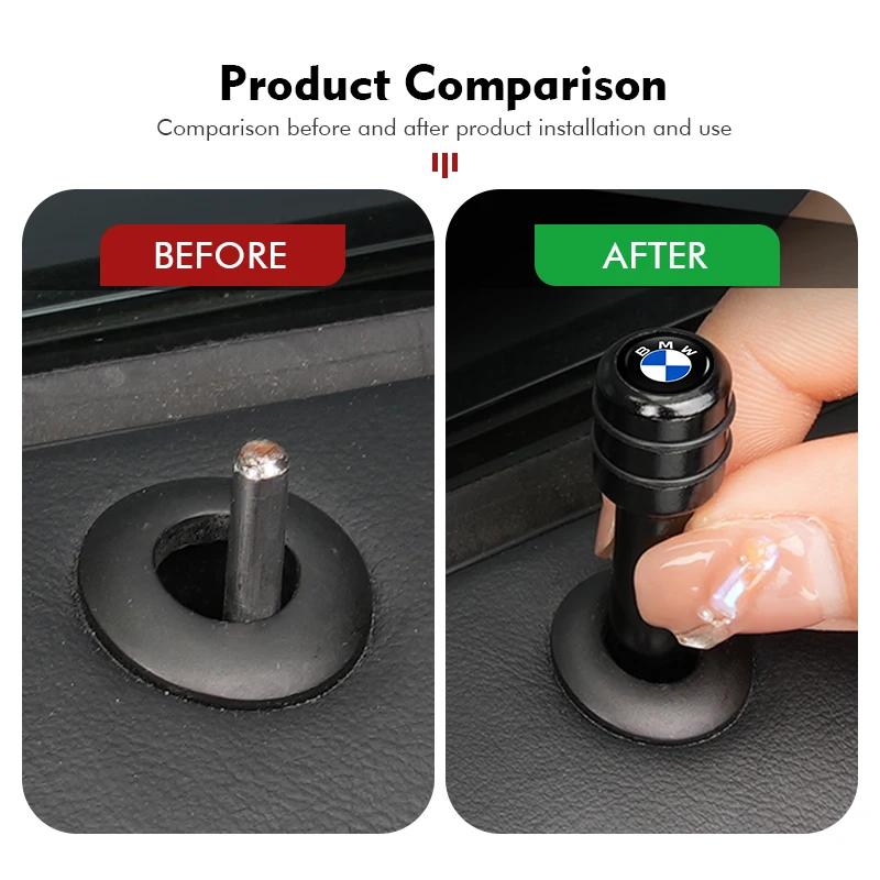 2025 Горячие 2/4 шт. Автомобильные Алюминиевые Штыри Замка Двери Аксессуары для Страховки Безопасности Для BMW E87 E70 E91 E30 G20 E92 E93 E60 E46 E90 G30 E53 X