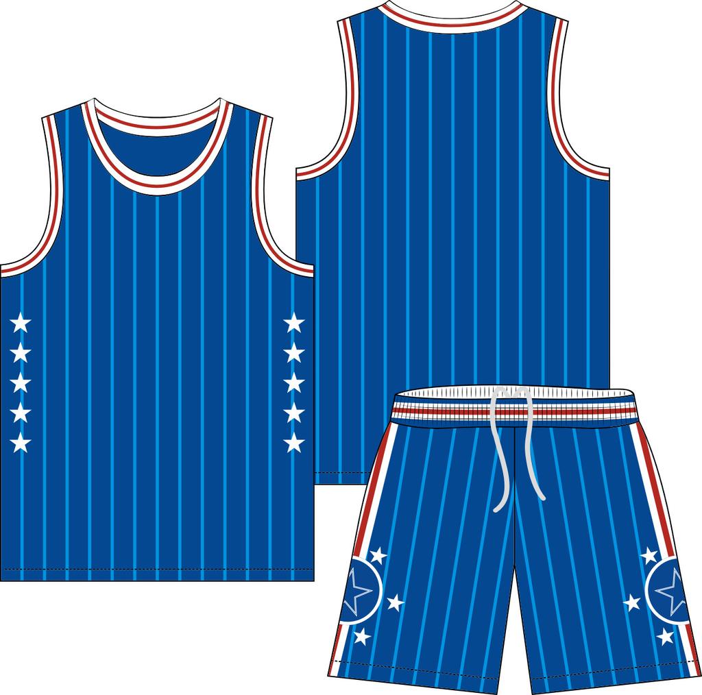 Digital printing basketball jersey set men's and women's game sports jersey training camp team full body printing personalized jersey customization