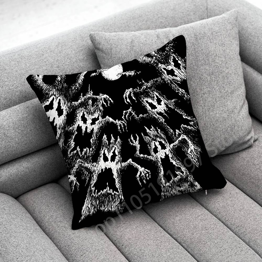 S-Sematary Butcher House Haunted Mound Throw Pillow Case For 45X45Cm 40X40Cm 55X55Cm 50X50Cm 30X30Cm Square Car Pillowcase Shell