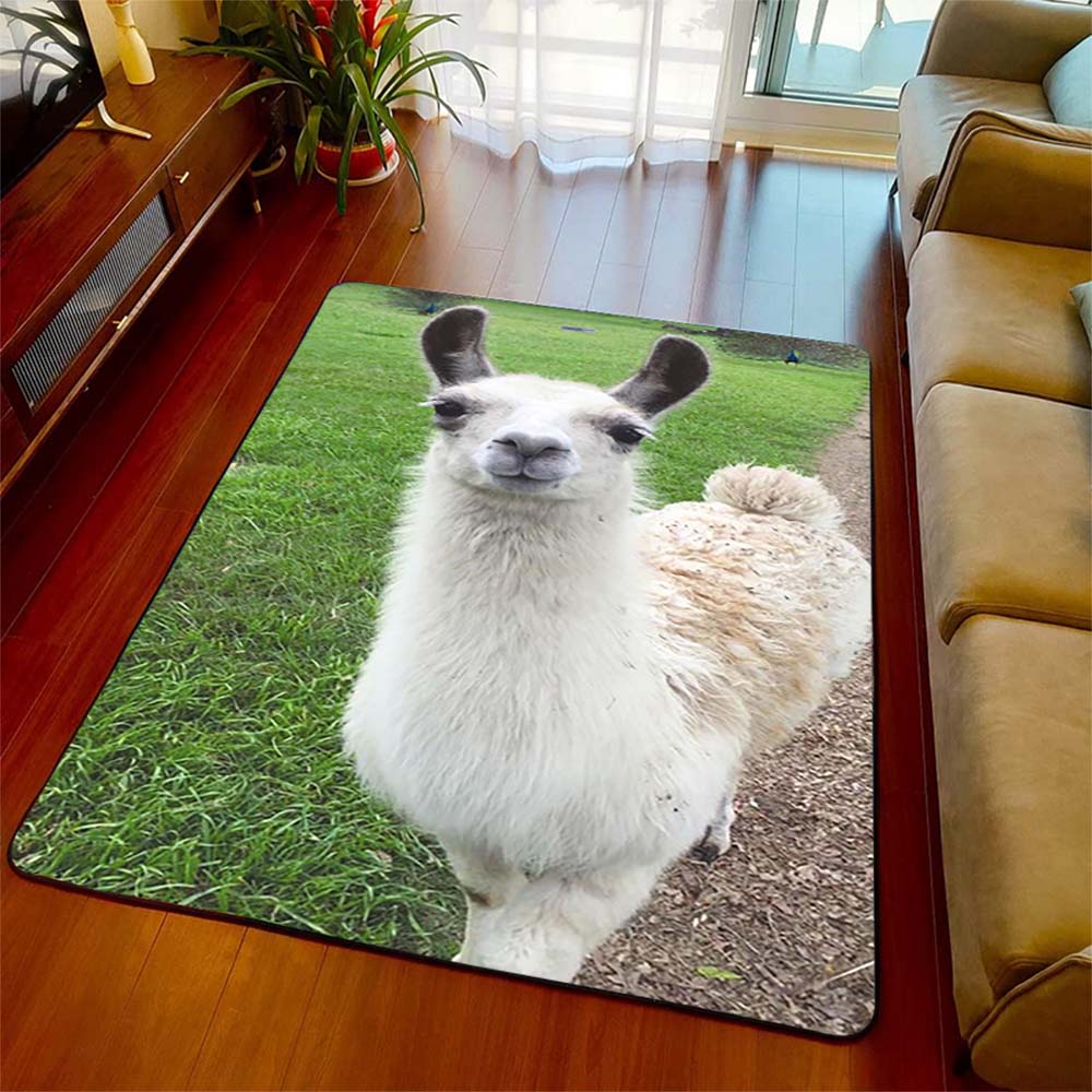 Ковер из альпаки с 3D принтом, украшение в виде животных, коврик, забавный коврик на день рождения для друга, гостиная, спальня, детская комната, коврики, коврик для домашнего декора