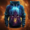 Fashion Men's Hoodie Horror Skull 3D Print Spring Long Sleeve Sweatshirt Casual Clothing Oversized Hoodie Shirt For Men Pullover