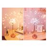 LED Copper Wire Lights 80 LED Christmas Fairy Tree Light Battery/USB Powered Table Starburst Light for Desk Centerpiece
