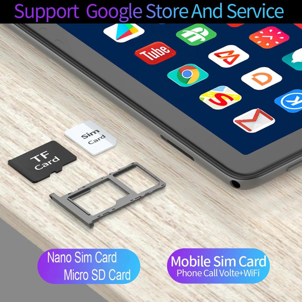 Новый 10,1-дюймовый планшетный ПК Octa Core 4 ГБ ОЗУ 64 ГБ Двойные камеры Двойные SIM-карты 3G Телефонные звонки Планшеты