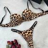 Leopard Print Bra and Thong Set - Sexy, Comfortable Lingerie