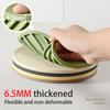 16/22cm Silica Gel Meal Mat Thickening Dining Plates Table Heat Insulation Anti Scalding Tea Cup Mat Restaurant Kitchen Supplies