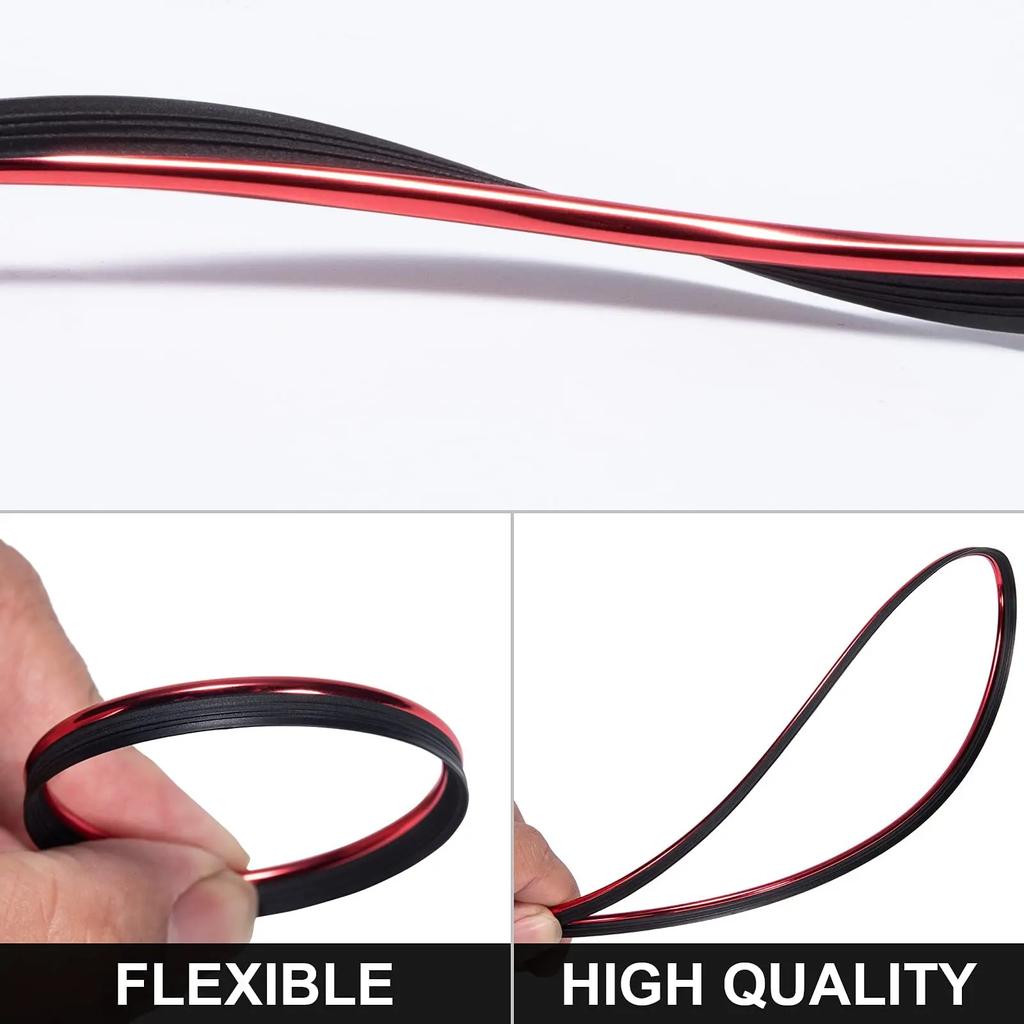 Полоски для отделки салона автомобиля Универсальные автомобильные зазоры Линия автомобильного литья Декоративные аксессуары Гибкие полоски для самостоятельного изготовления