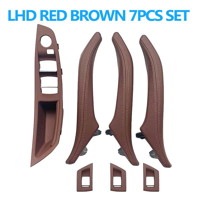 Комплект кожаных ручек для подлокотника со стороны водителя и пассажирской двери для BMW 5 серии F10 520 523 525 528 530