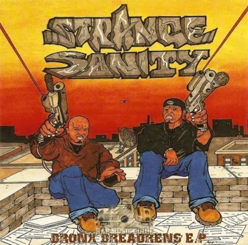 12-дюймовая пластинка STRANGE SANITY - Bronx Breadrens E.P. MAR0006 Marcion Records 2000 США Рэп и Хип-Хоп/R&B Б/у