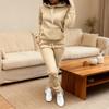 2 Piece Outfits for Women Long Sleeve Pullover Hoodie Sweatshirts Jogger Pants Set Fall Casual Tracksuit Lounge Set