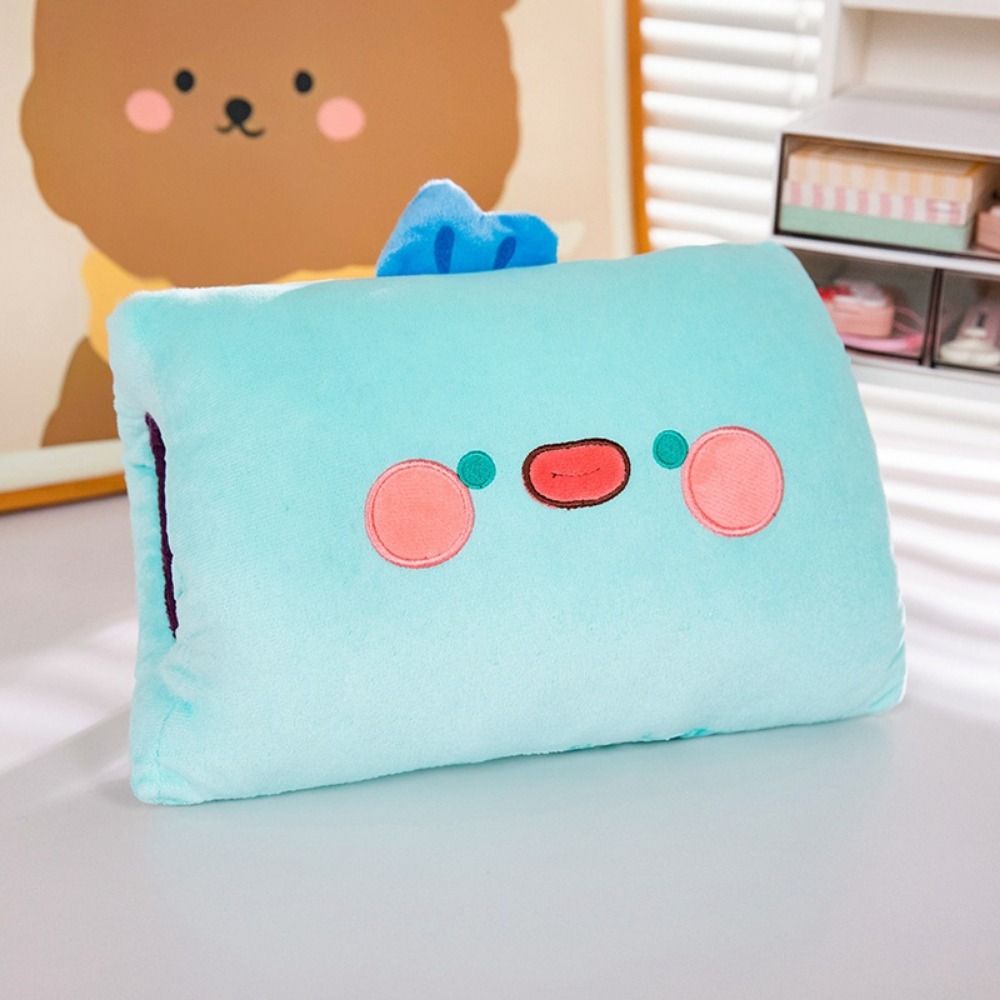 Подушка в форме животного, плюшевая, кавайная, милая, плюшевая игрушка, подарки, грелка для рук, кукла, детская варежка, игрушка