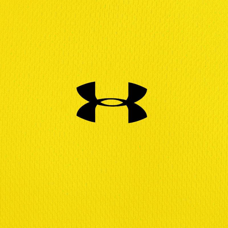 Under Armour Цветные блоки повседневный дизайн быстросохнущие беговые спортивные тренировочные шорты средней посадки баскетбольные шорты мужские желтые 23500201-790