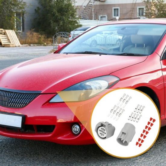 7 Pin Headlight Waterproof Connector Plug 1 Set for Toyota for Lexus