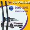 Щетки стеклоочистителя для VW POLO 6R 2009-2017 лобовое стекло чистое окно лобовое стекло автозапчасти автомобильные щетки для защиты от дождя 24''+16''