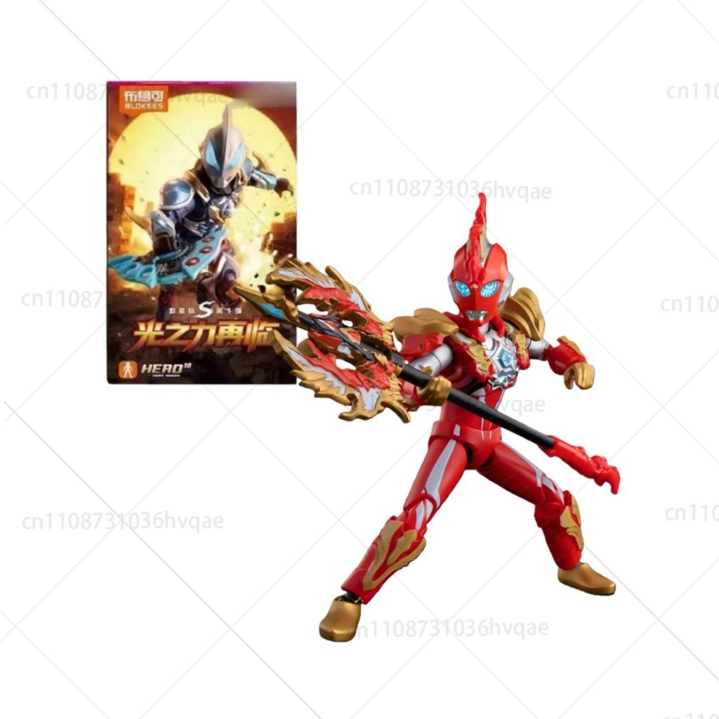 Конструктор Blokees Ultraman Звездная Версия S Волна 1 Оригинальный Геед Тига Собранная Фигурка-Игрушка В Наличии