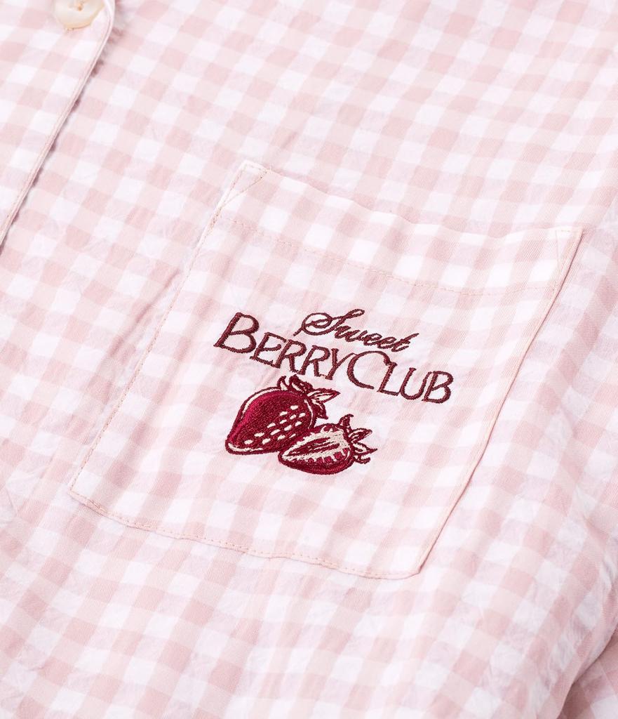 Peach John Easy Shirt One Summer Пижама, Клубника, Размер, Домашняя одежда, Удобная, Дышащая, Нелипкая, Стильная, Милая,