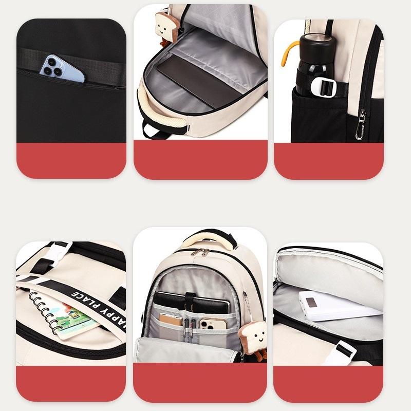 Сумка через плечо для девочек большой емкости Campus Backpacks JW9703(35*26*47СМ)