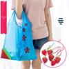 Large Foldable Strawberry Tote Bag - Portable Polyester Shopping Bag