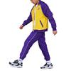 Nike X Классический костюм НБА с воротником-стойкой, цветной блок, реглан, длинный рукав, брюки на резинке, повседневный спортивный костюм, детский костюм, темно-фиолетовый 3Z2B7FEKT-LAK