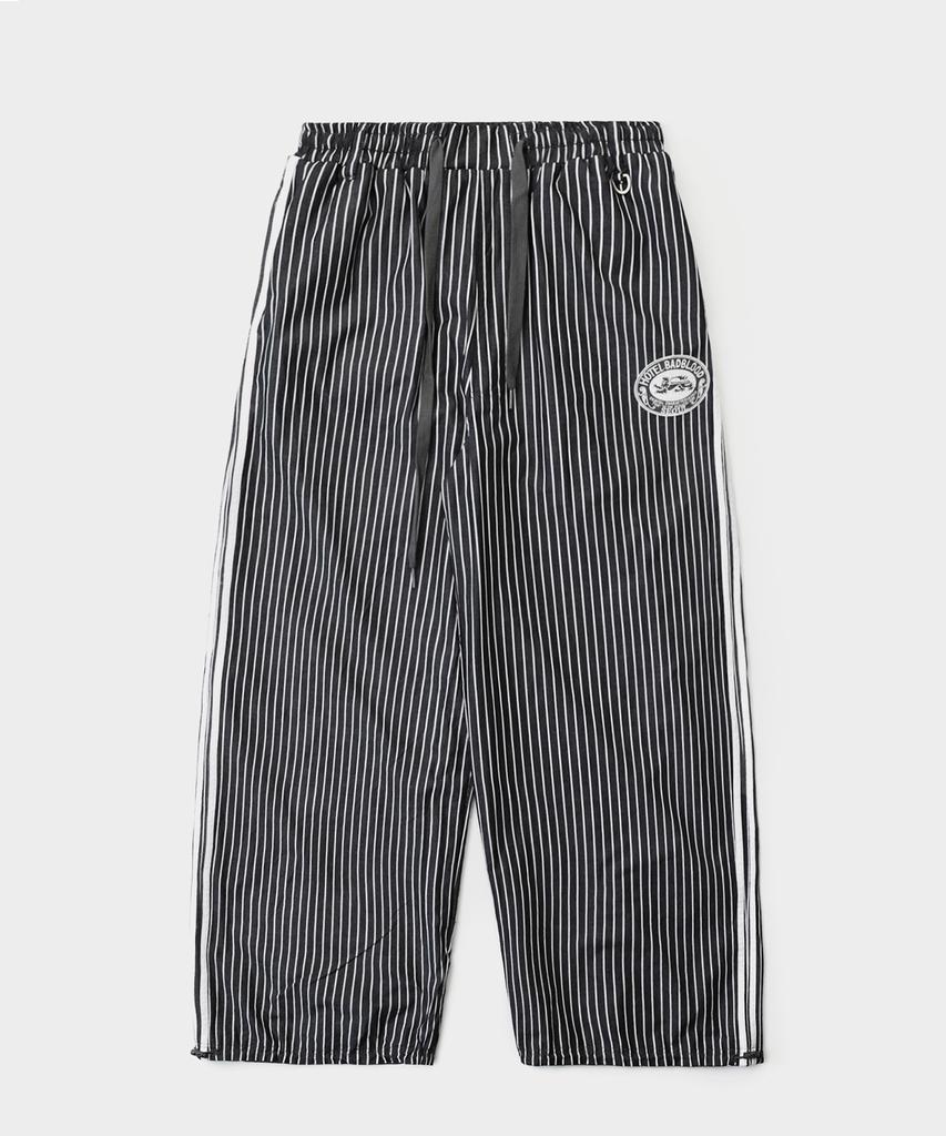 BADBLOOD Reversible Pinstripe Track Pants - Gray