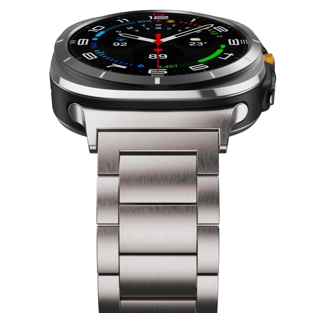 Роскошный титановый браслет для Samsung Galaxy Watch 8 40мм 44мм 8Classic 46мм для Galaxy 7Ultra/Ultra 2025 47мм Металлический ремешок без зазоров