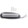 2PCS White And Black Electric Guitar Pickup Metal + ABS Guitar Accessories  Electric Guitar