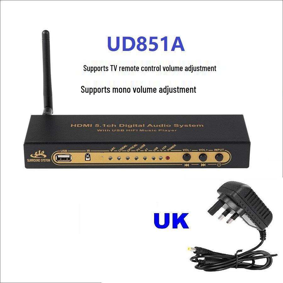 Декодер ЦАП 5.1-канального звука DTS Dolby AC3 с Bluetooth, HDMI, USB-подключением